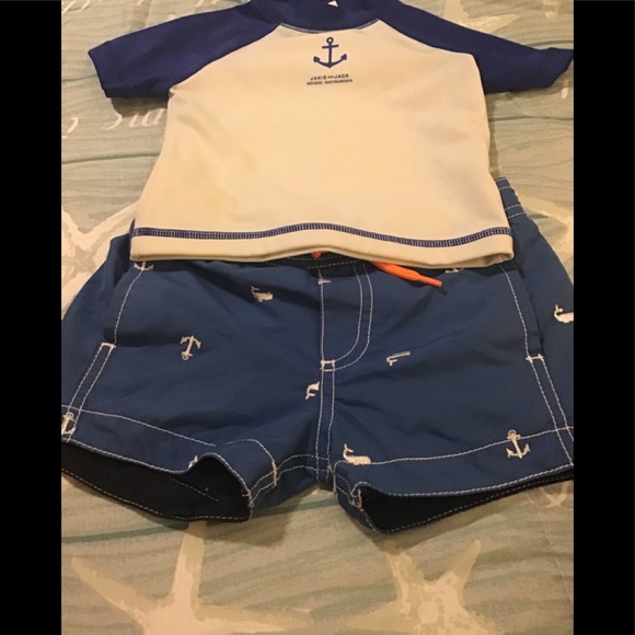 Carter’s 3/6 mo shorts blue with anchors & top 3/6 cute pattern nice out… - Picture 10 of 10